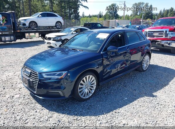 WAUTPBFF2HA045699 2017 AUDI A3 Dark Blue Առջևի ձախ երեք քառորդ տեսարան
