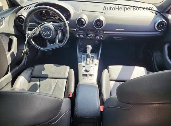 WAUTPBFFXHA056045 2017 AUDI A3 White წინა პანელის ხედი