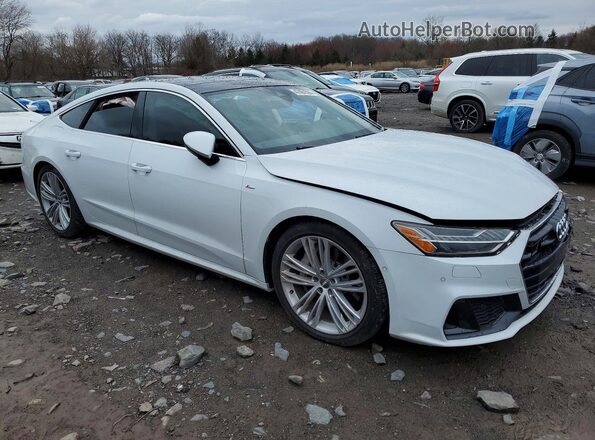 WAUU2AF21KN117759 2019 AUDI A7 Белый Передняя правая четверть