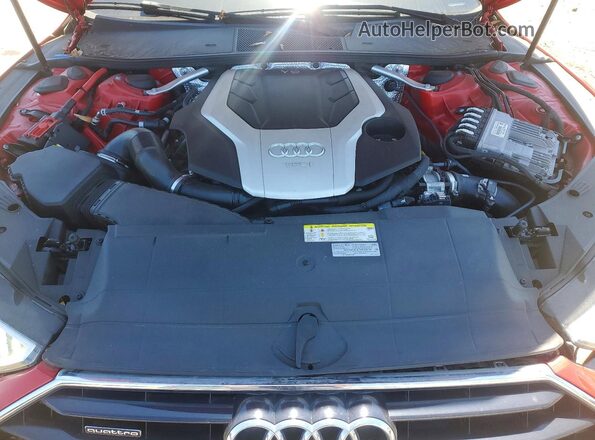 WAUU2AF22KN101375 2019 AUDI A7 Red Widok wnętrza z tyłu