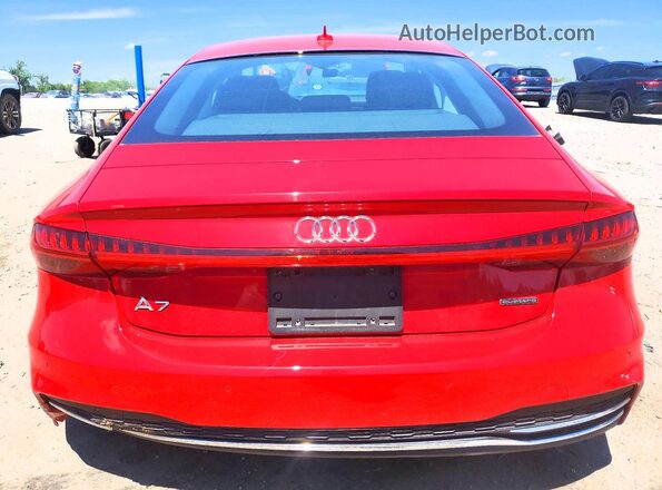WAUU2AF22KN101375 2019 AUDI A7 Red Widok z tyłu