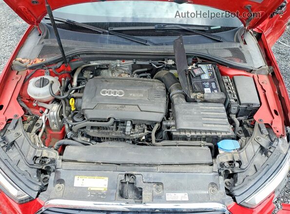 WAUW8LFF3H1034971 2017 AUDI A3 Красный Вид задней части салона