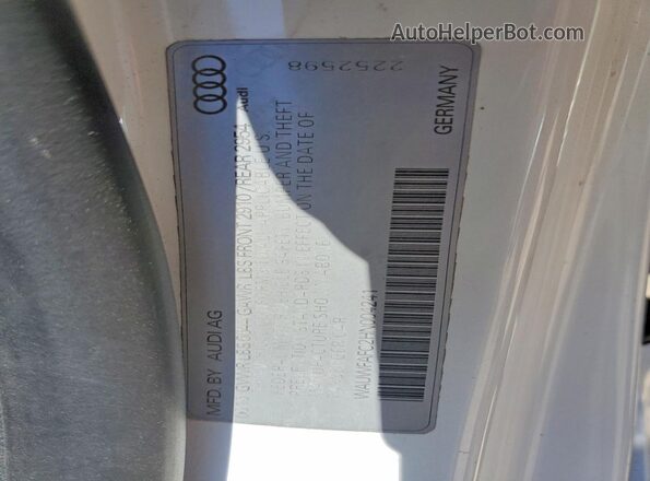 WAUWFAFC2HN004241 2017 AUDI S7 White 