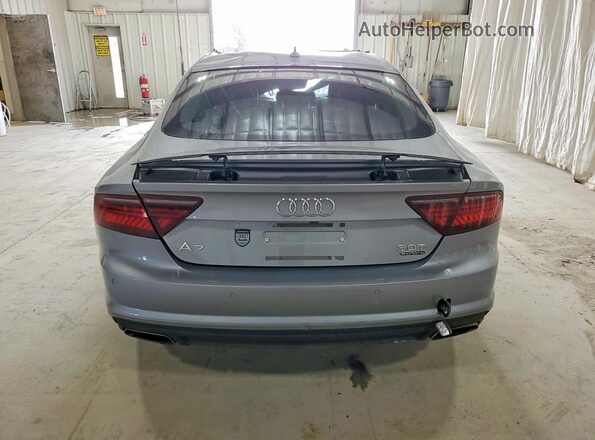 WAUWGAFC0GN006887 2016 AUDI A7 Silver Rear view