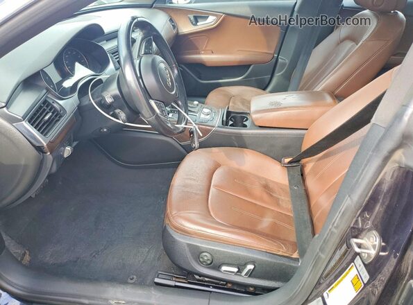 WAUWGAFC1GN106691 2016 AUDI A7 Синий Вид салона спереди