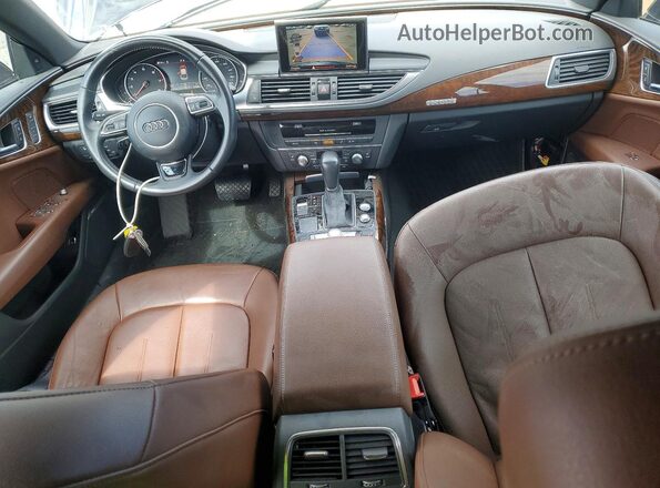 WAUWGAFC7GN078931 2016 AUDI A7 Black წინა პანელის ხედი