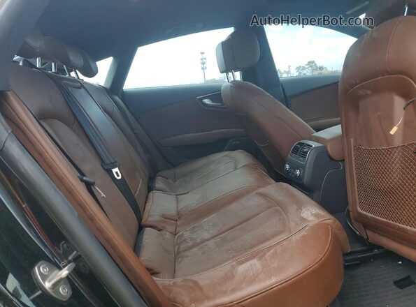 WAUWGAFC7GN078931 2016 AUDI A7 Black უკანა სავარძლების ხედი