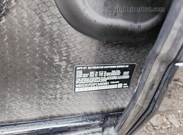 WB523CF0XPCM90881 2023 BMW IX Black ძრავის განყოფილების ხედი