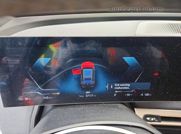 WB523CF0XPCM90881 2023 BMW IX Black ხელსაწყოთა პანელის ხედი