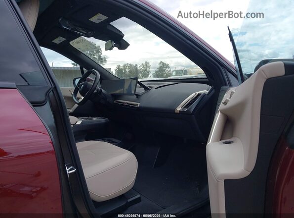 WB523CF0XSCT18763 2025 BMW IX Бордовый Вид салона спереди