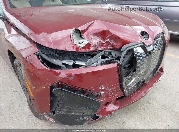 WB523CF0XSCT18763 2025 BMW IX Бордовый Вид спереди