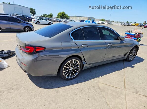 WBA13AG01MCG44232 2021 BMW 5 SERIES Серый Задняя правая четверть