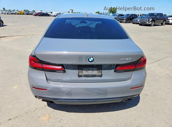 WBA13AG01MCG44232 2021 BMW 5 SERIES Серый Вид сзади