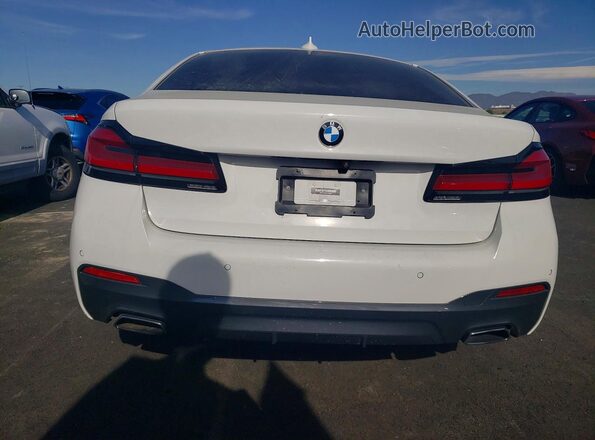 WBA13AG06MCF92046 2021 BMW 5 SERIES White Widok z tyłu