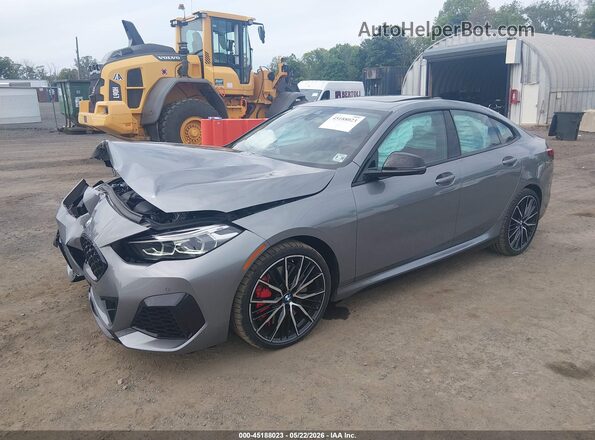 WBA13AL07R7R64156 2024 BMW M2 Gray Առջևի ձախ երեք քառորդ տեսարան
