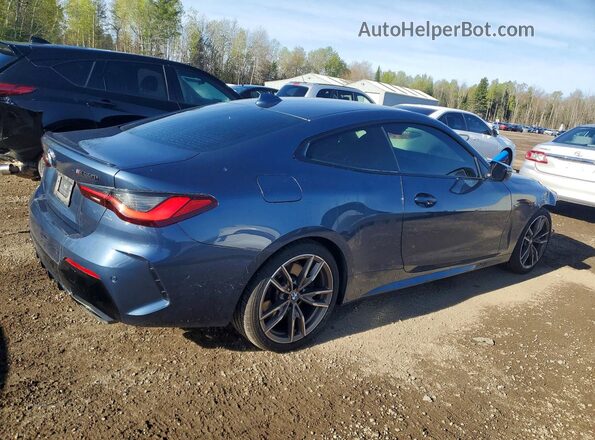 WBA13AR01MCG38217 2021 BMW M4 Blue Задня права чверть