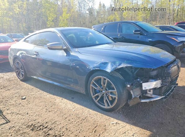 WBA13AR01MCG38217 2021 BMW M4 Blue Передня права чверть