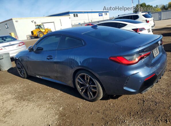 WBA13AR01MCG38217 2021 BMW M4 Blue Задня ліва чверть