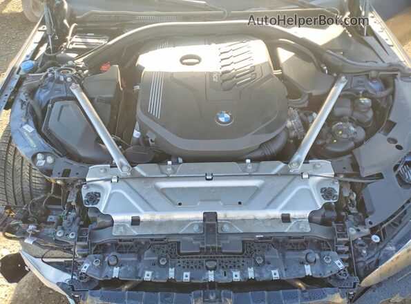 WBA13AR01MCG38217 2021 BMW M4 Blue Вид задньої частини салону