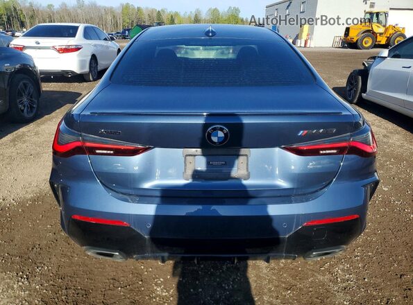 WBA13AR01MCG38217 2021 BMW M4 Blue Вид ззаду