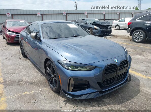 WBA13AR05NCH88557 2022 BMW M4 Blue Դիմացի տեսք