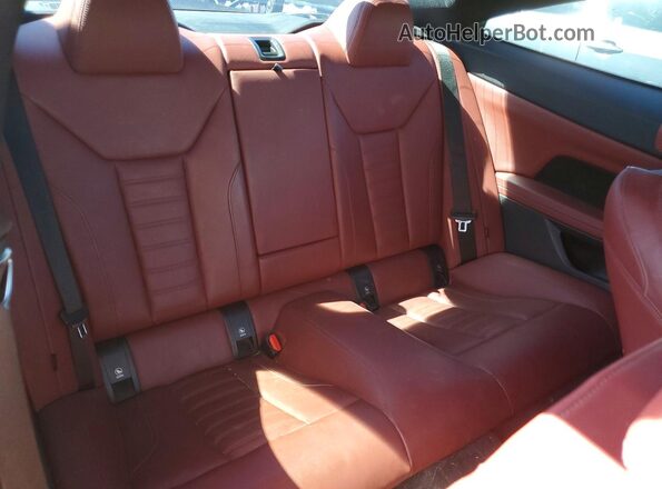 WBA13AR06MCF94151 2021 BMW M4 Black Вид задніх сидінь