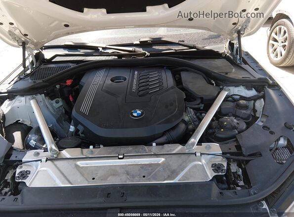 WBA13AR09MCF80714 2021 BMW M4 White უკანა ხედი