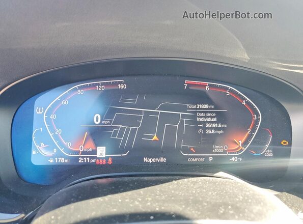 WBA13BJ03PCL44627 2023 BMW 5 SERIES Black Vista del cuadro de instrumentos