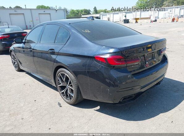 WBA13BK09MCG98116 2021 BMW 5 SERIES Dark Blue უკანა მარცხენა