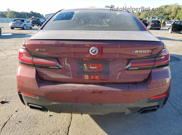 WBA13BK0XPCM10329 2023 BMW M5 Красный Вид сзади