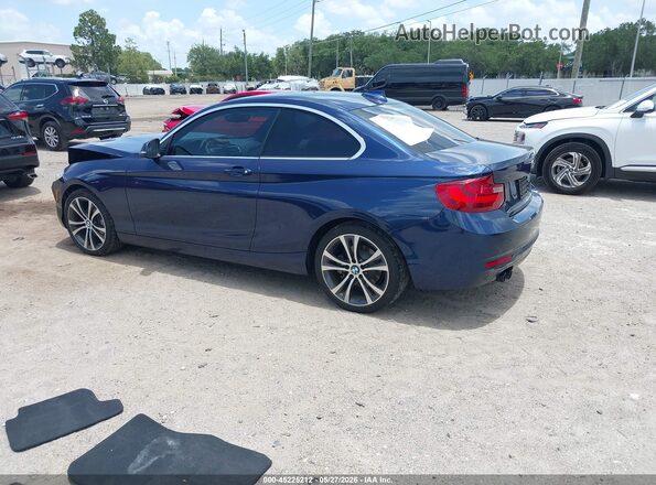 WBA1F9C57GV742372 2016 BMW 2 SERIES Navy Задняя левая четверть