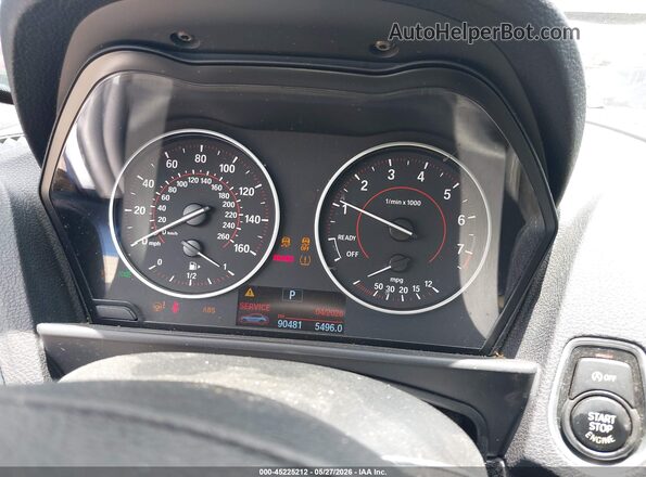 WBA1F9C57GV742372 2016 BMW 2 SERIES Navy Вид задних сидений