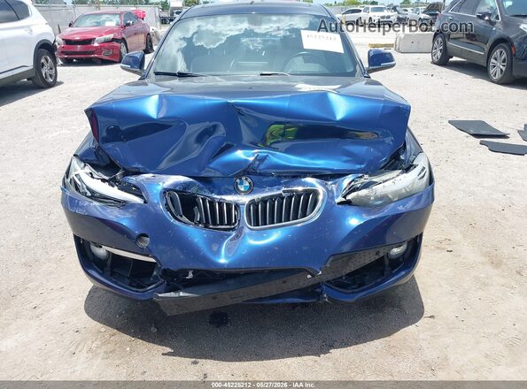 WBA1F9C57GV742372 2016 BMW 2 SERIES Navy Вид щитка приборов