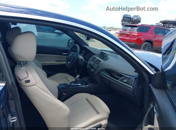 WBA1F9C57GV742372 2016 BMW 2 SERIES Navy Вид салона спереди