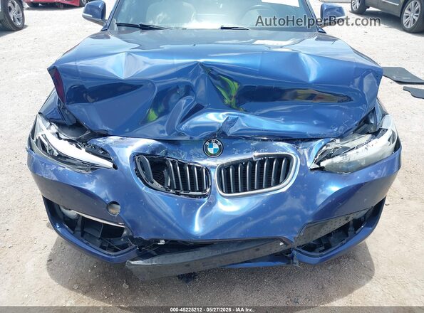 WBA1F9C57GV742372 2016 BMW 2 SERIES Navy Вид спереди