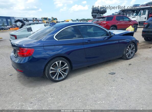 WBA1F9C57GV742372 2016 BMW 2 SERIES Navy Задняя правая четверть