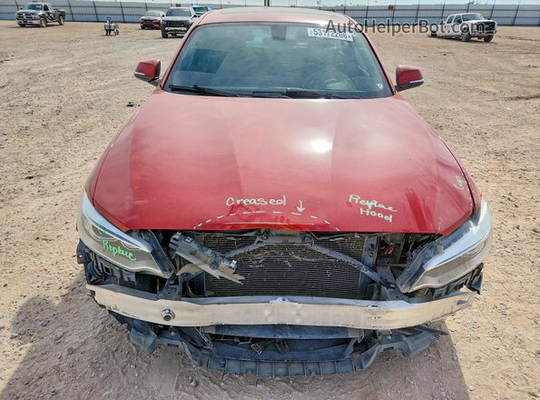 WBA1F9C5XGV545003 2016 BMW 2 SERIES Red Vista frontal
