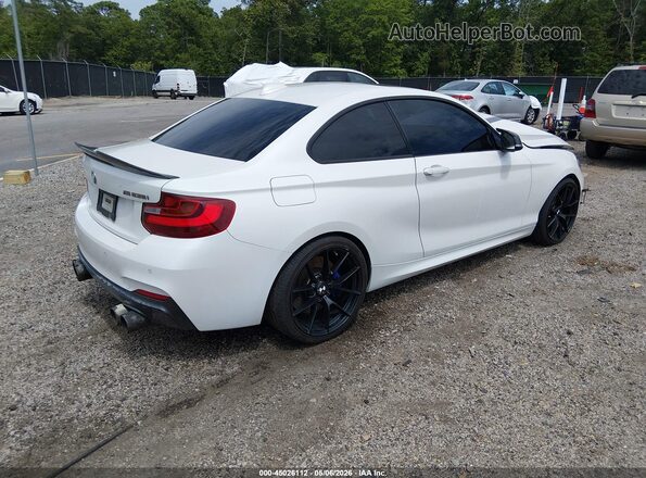 WBA1J9C5XGV696552 2016 BMW M2 Белый Задняя правая четверть