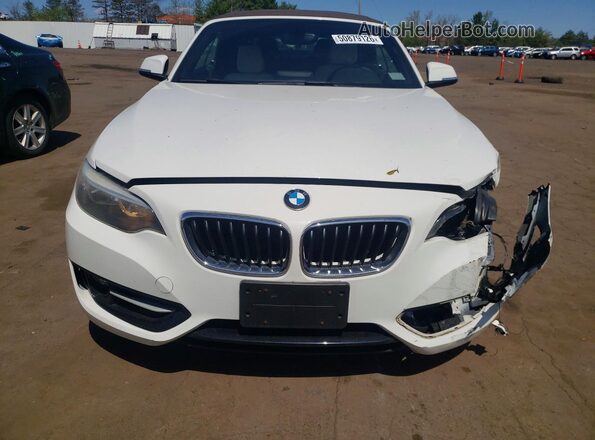 WBA1K9C56GV710668 2016 BMW 2 SERIES White Front view
