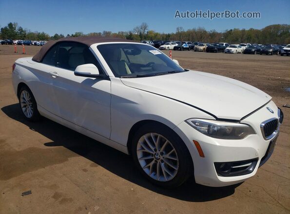 WBA1K9C56GV710668 2016 BMW 2 SERIES White Front right