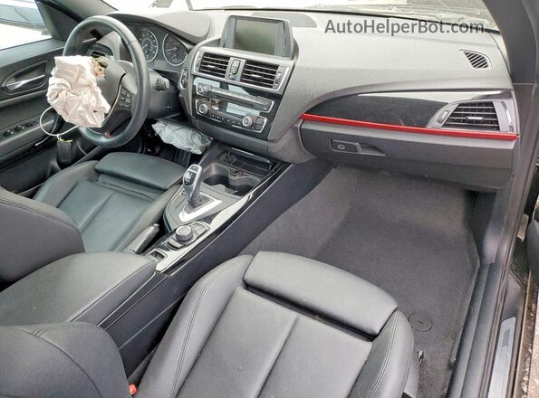 WBA1K9C57GV321893 2016 BMW 2 SERIES Black Вид панелі приладів