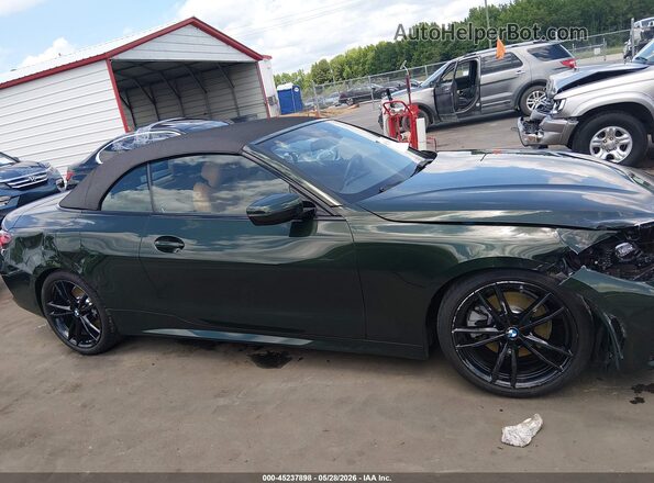 WBA23AT04MCH58610 2021 BMW 7 SERIES Green უკანა სალონის ხედი
