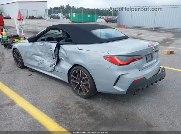 WBA23AT04RCP10612 2024 BMW 4 SERIES Gray Trasero izquierdo