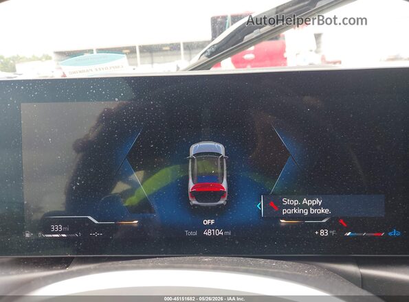 WBA23AT04RCP10612 2024 BMW 4 SERIES Gray Vista de los asientos traseros