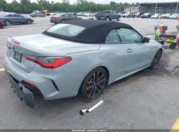 WBA23AT04RCP10612 2024 BMW 4 SERIES Gray Trasero derecho