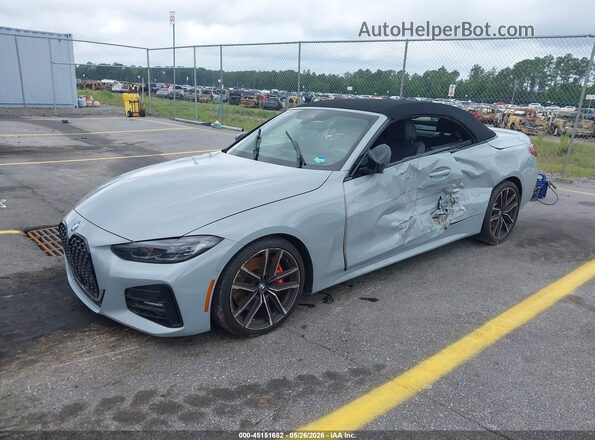 WBA23AT04RCP10612 2024 BMW 4 SERIES Gray Vista tres cuartos delantera izquierda