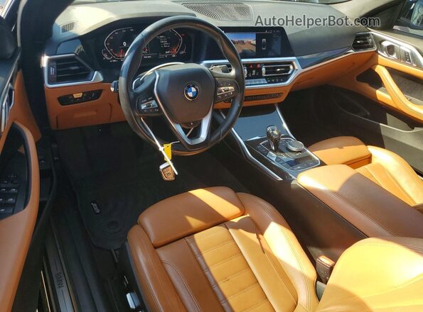 WBA23AT07MCG26408 2021 BMW 4 SERIES Black Առջևի վահանակի տեսք