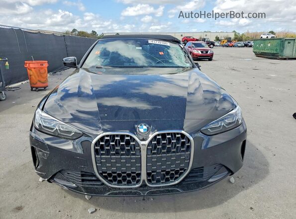 WBA23AT09RCN56706 2024 BMW 4 SERIES Black Front view