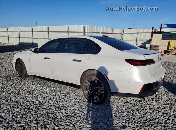 WBA23EH00PCN09836 2023 BMW 7 SERIES White Հետևի ձախ