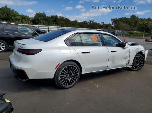 WBA23EH03SCT34734 2025 BMW 7 SERIES White Задня права чверть